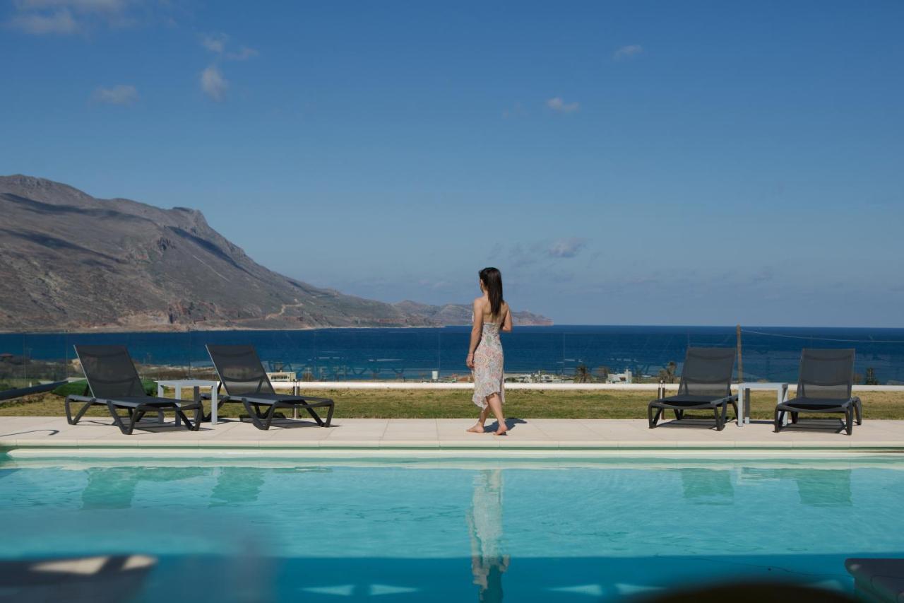 Larimar Luxury Sea View Villa Kissamos Bagian luar foto