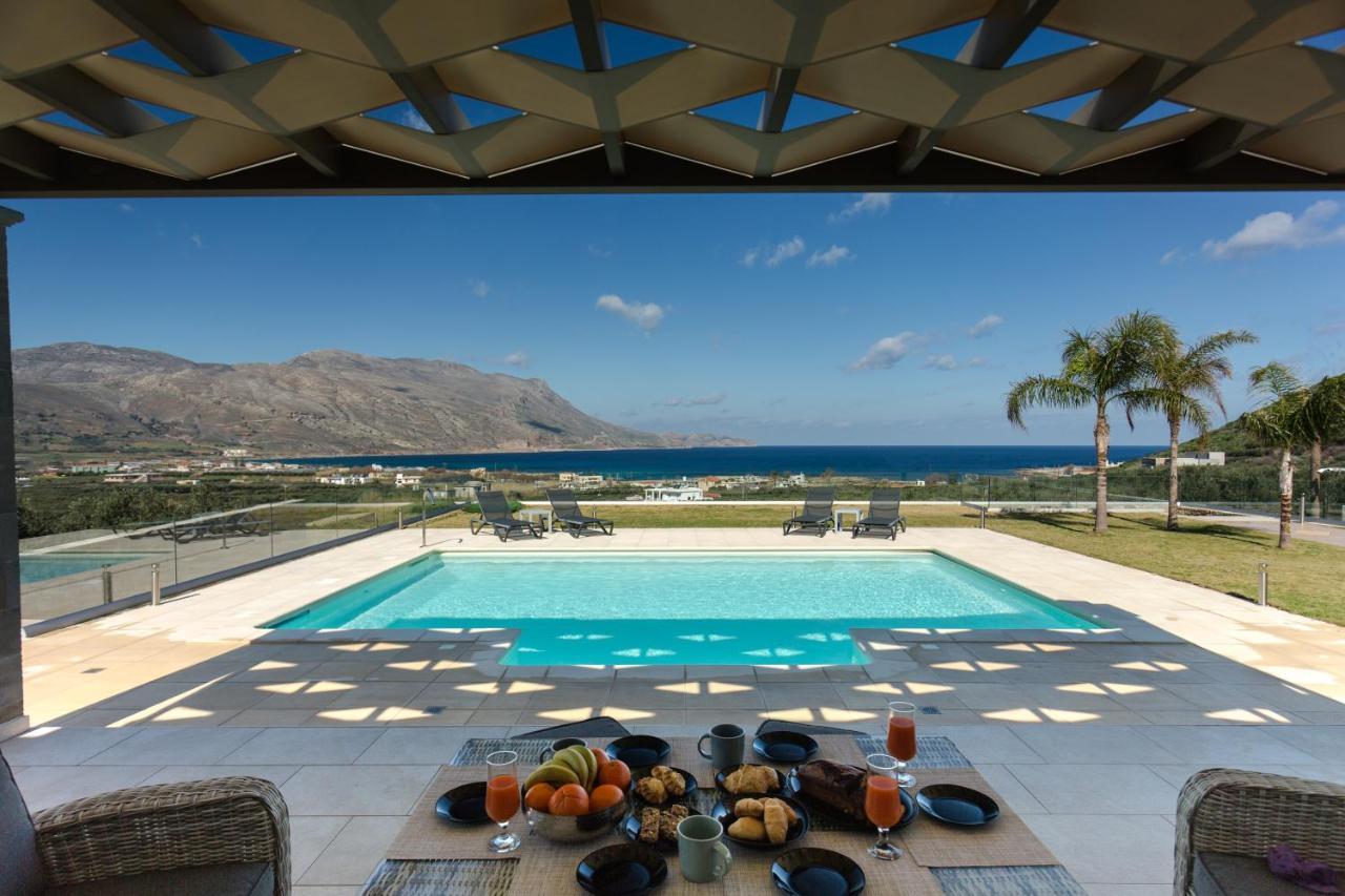 Larimar Luxury Sea View Villa Kissamos Bagian luar foto
