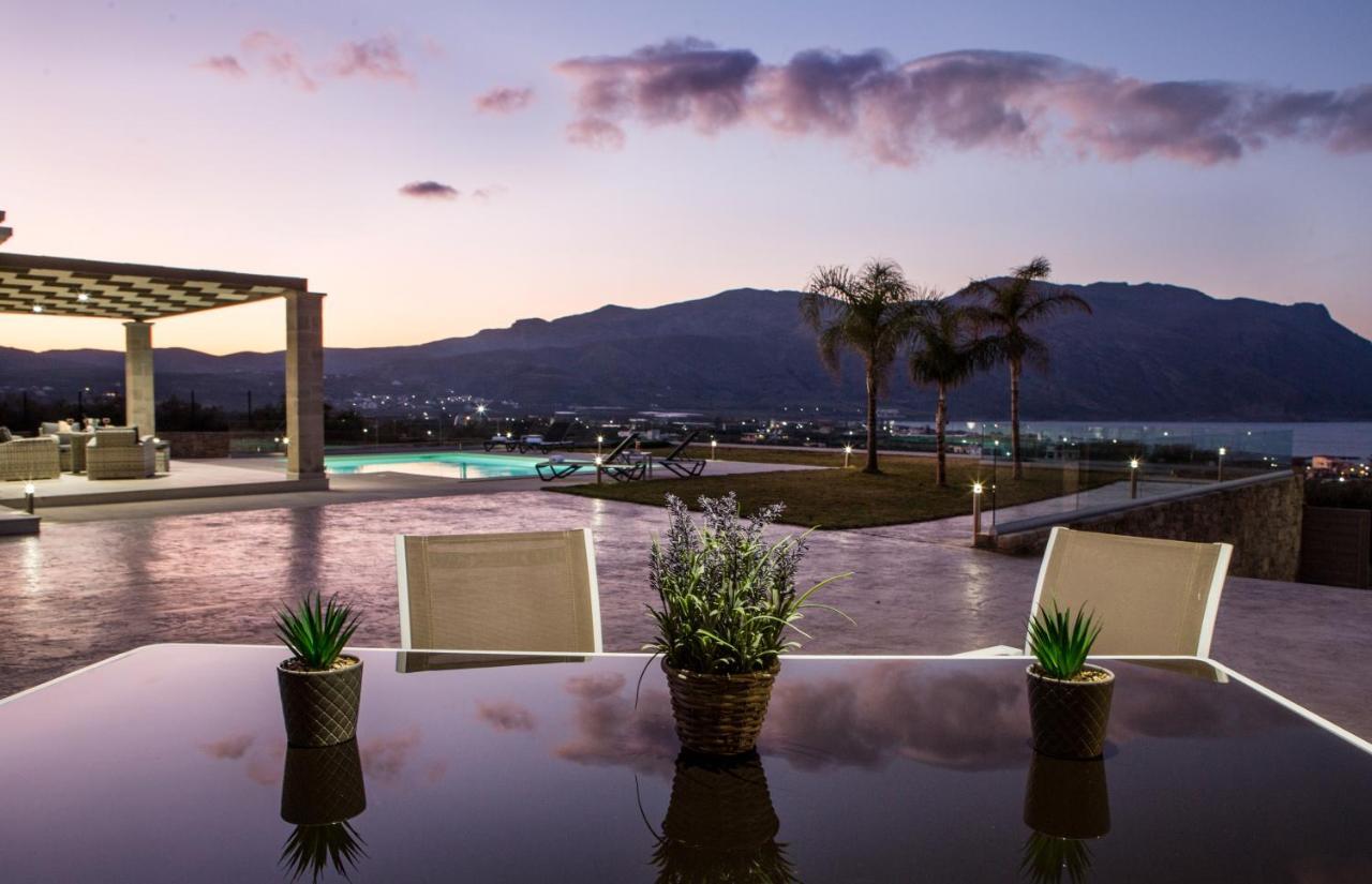 Larimar Luxury Sea View Villa Kissamos Bagian luar foto