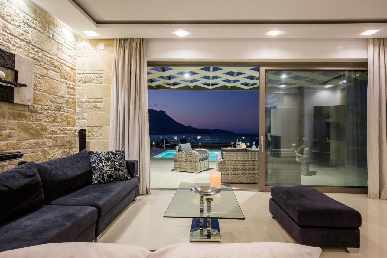 Larimar Luxury Sea View Villa Kissamos Bagian luar foto