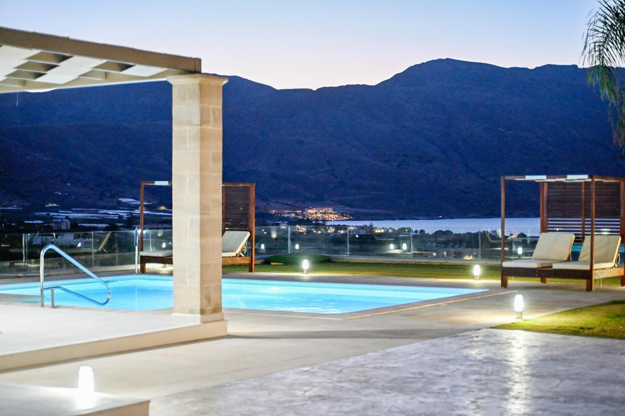 Larimar Luxury Sea View Villa Kissamos Bagian luar foto
