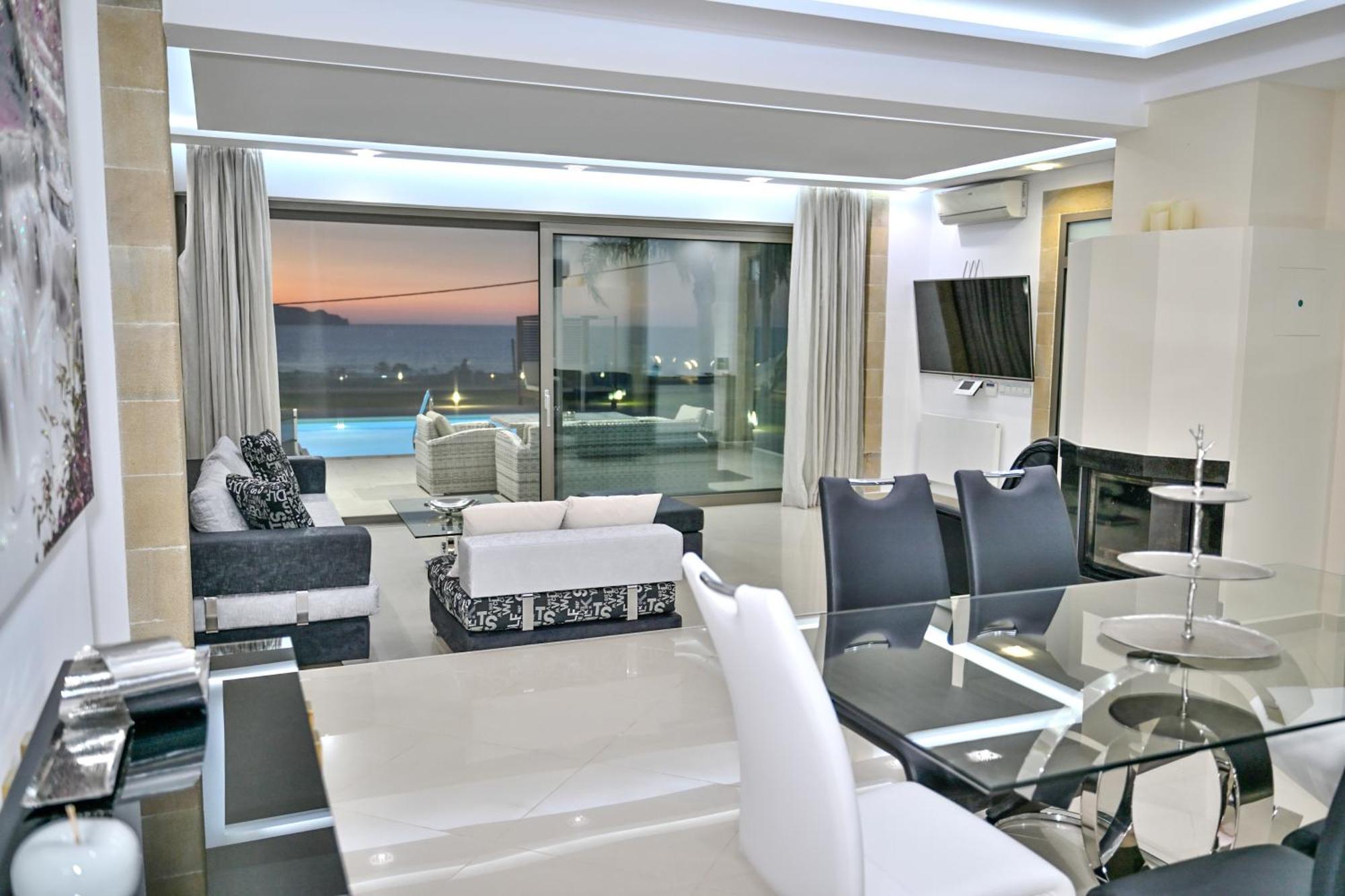 Larimar Luxury Sea View Villa Kissamos Bagian luar foto